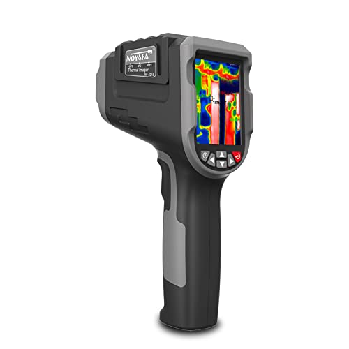 NOYAFA Wärmebildkamera NF-521S mit Videoaufzeichnungsfunktion, 120 x 90 IR-Auflösung, 25 Hz Bildwiederholfrequenz, Infrarot-Wärmebildkamera mit 8 Farbpaletten von NOYAFA