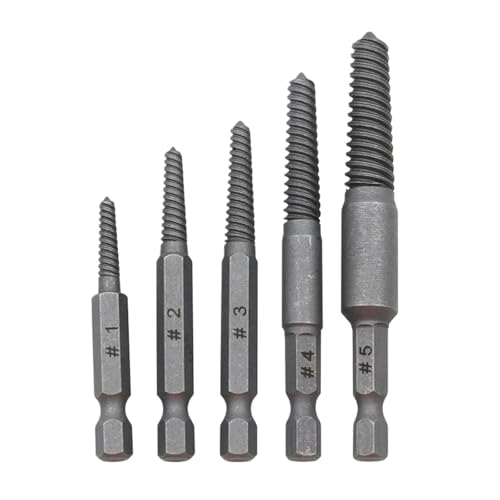 10-teiliger Sechskantschaft-Schraubendreher mit abgebrochenem Kopf, Schraubenzieher mit abgebrochenem Kopf for Herausnehmen von elektrischen Bohrmaschinen(10pc extractor set) von NOZLIHMH