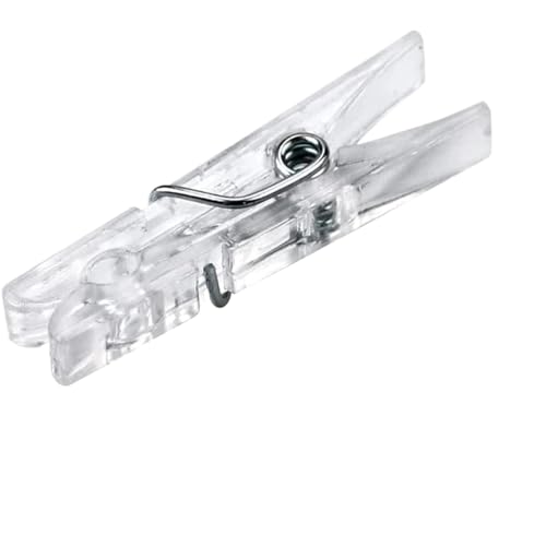 100/50pcs Kunststoff Mini -Fotoklammern transparente Frühlingshänge -Clip -Stifte Hochzeitsfeier Wand Home Dekoration Foto Klemmen(50PCS) von NOZLIHMH