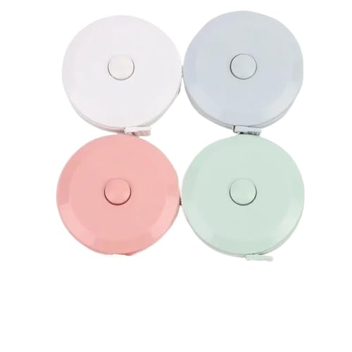 1pcs 150 cm Herrscher Büro Messung Taille Maßnahme Messung Tragbares, einziehbare Kinderhöhen -Messwerkzeug(Pink) von NOZLIHMH