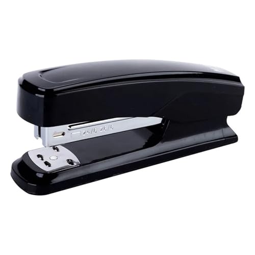 Doppelmodus Hefter Business Metal Langlebiger Hefter #12 Office Supplies Single Pack Black/Grey Anpassungen 24/6 & 26/6 Nagelmuster(ABS916D7A) von NOZLIHMH