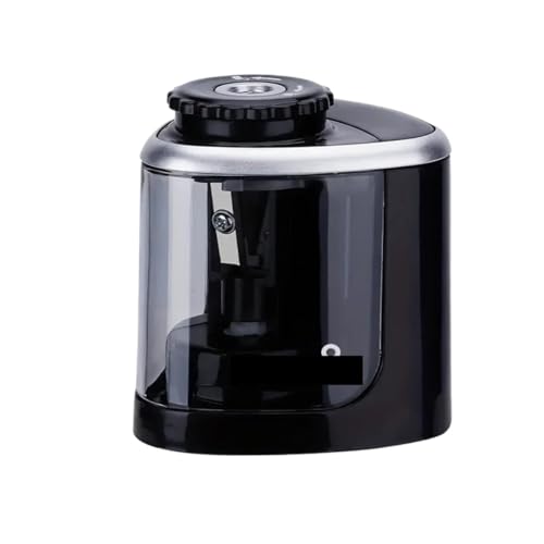 Electric Spitzer Desktop Automatischer Bleistiftschärfer for Bleistifte 6-8 mm for Schülern Schreibwarenpapier geeignet(Black) von NOZLIHMH