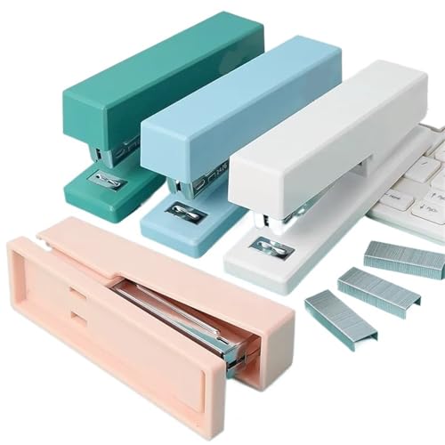 Hefterschkton Binding Binder Buch Haltbares Papier -Stapeln Modefarben Schullieferungen Schreibwarenzubehör Zubehör Accessoires(10 boxes of staples) von NOZLIHMH