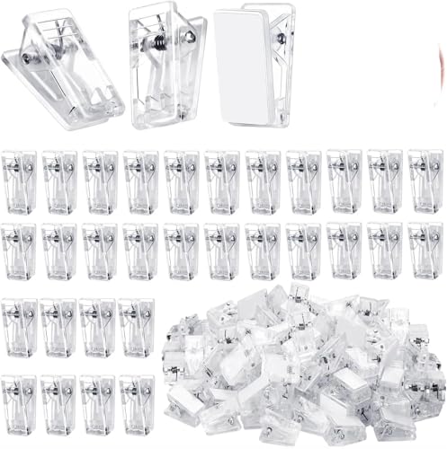 Klebrige Hängende Foto Poster Selbstklebende Clips for Büro Home Poster Foto 10/20/30Pcs(Transparent 30pcs) von NOZLIHMH