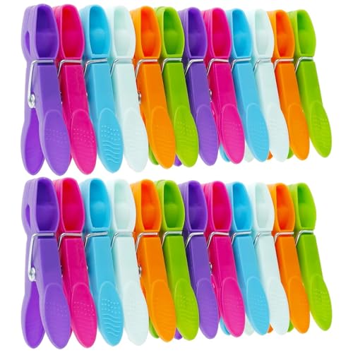 Kleidungsklammern, Waschlinienstifte, Kunststoff starke Kleiderstifte hängende Clipklemmen, Wäschelande fester Grip weiche Plastikwäsche -Wäschestifte Kleidungsklammern, Waschlinienstifte, Kunststoff starke Kleiderstifte hängende Clipklemmen, Wäschelande fester Grip weiche Plastikwäsche -Wäschestifte von NOZLIHMH