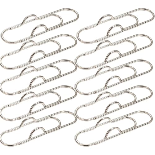 Metall -Stifthalter -Clips tragbare Papierfixe -Clips -Journal -Dokument Notebook Bilder Pin Pocket Student Office School Supplies(10X Silver) von NOZLIHMH
