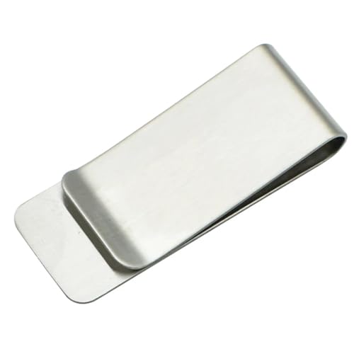 Metallpapierclip for Notizbuch Lesezeichen Tool Edelstahl- und Messing Material Book Paper Clips Office School Lesezubehör(Big Stainless) von NOZLIHMH
