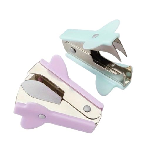 Random Colors Office Desktop Staples Stapler Remover Stationery Tools Staple Remover for Office Desk Zubehör(Random color-1pc) von NOZLIHMH