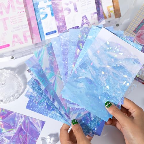 56Blätter Holographische Aufkleber Papier Selbstklebend Film PET Und Glitzerpapier Set,Scrapbooking Stickers Papier Für DIY Journal Scrapbook Zubehör Kartenherstellung Album,Collage, als Geschenk 56Blätter Holographische Aufkleber Papier Selbstklebend Film PET Und Glitzerpapier Set,Scrapbooking Stickers Papier Für DIY Journal Scrapbook Zubehör Kartenherstellung Album,Collage, als Geschenk von NPCSWXQ