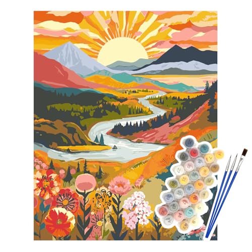 NPCSWXQ Malen Nach Zahlen Erwachsene Landschaft Kit Anfänger,Erwachsene Paint By Numbers für Home Schlafzimmer Studie oder Büro Dekoration Jungen und Mädchen Geschenk 40x50cm NPCSWXQ Malen Nach Zahlen Erwachsene Landschaft Kit Anfänger,Erwachsene Paint By Numbers für Home Schlafzimmer Studie oder Büro Dekoration Jungen und Mädchen Geschenk 40x50cm von NPCSWXQ