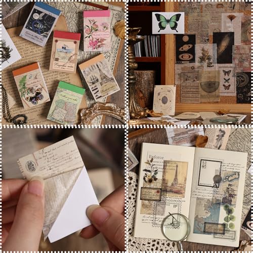 Npcswxq 300Stück scrapbook stickers set, Natur Vintage scrapbook zubehör für DIY Junk Journal Karte machen Umschläge Papier Briefpapier Collage bullet Journaling Zubehör,Fotoalbum,Geschenke Npcswxq 300Stück scrapbook stickers set, Natur Vintage scrapbook zubehör für DIY Junk Journal Karte machen Umschläge Papier Briefpapier Collage bullet Journaling Zubehör,Fotoalbum,Geschenke von NPCSWXQ