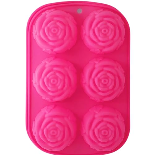NPEX Rosen Silikonform - Liebe - Kuchenform - Schokoladenform - DIY handgemachte Seifenform - Silikon-Seife Formen - zum Selbermachen von Muffin, Brot, Mousse, Pudding, usw. von NPEX