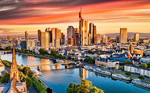 Sonnenuntergang Wolkenkratzer Frankfurt Cityscape Diy 5D Diamond Painting By Number Unique Kits Home Wall Decor Crystal 50x60CM Sonnenuntergang Wolkenkratzer Frankfurt Cityscape Diy 5D Diamond Painting By Number Unique Kits Home Wall Decor Crystal 50x60CM von NPRZM