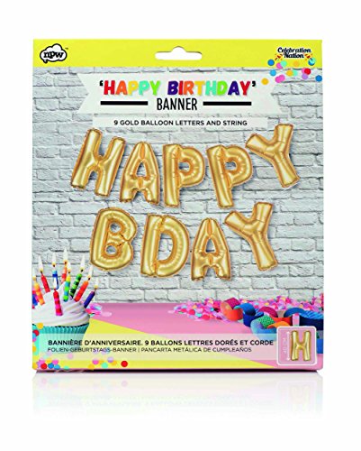 NPW NP31904 Foil Balloon große Girlande mit Folienbuchstaben-Folien Banner Ballons NPW NP31904 Foil Balloon große Girlande mit Folienbuchstaben-Folien Banner Ballons von NPW