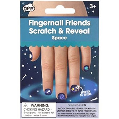 NPW NPW61291 Scratch und Reveal Freunde Space Fingernagel von NPW