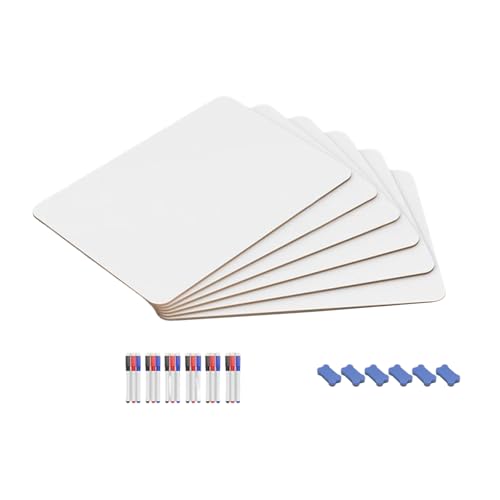 1/3/6 PCs Kleine Whiteboards Message Board Doppelseitiges Whiteboard Mit Radiergummi Und Markierungen Für Schüler Lehrer Klassenzimmer Doppelseitig Whiteboard Schreibbotschaft Für Die Büroschule 1/3/6 PCs Kleine Whiteboards Message Board Doppelseitiges Whiteboard Mit Radiergummi Und Markierungen Für Schüler Lehrer Klassenzimmer Doppelseitig Whiteboard Schreibbotschaft Für Die Büroschule von NPXUAMTJ