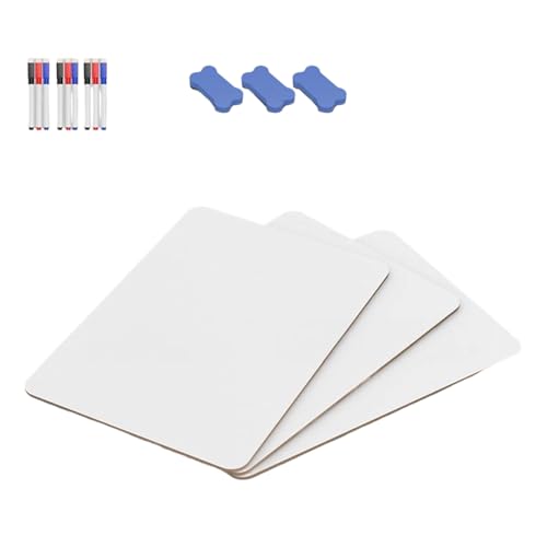 1/3/6 PCs Kleine Whiteboards Message Board Doppelseitiges Whiteboard Mit Radiergummi Und Markierungen Für Schüler Lehrer Klassenzimmer Doppelseitig Whiteboard Schreibbotschaft Für Die Büroschule 1/3/6 PCs Kleine Whiteboards Message Board Doppelseitiges Whiteboard Mit Radiergummi Und Markierungen Für Schüler Lehrer Klassenzimmer Doppelseitig Whiteboard Schreibbotschaft Für Die Büroschule von NPXUAMTJ