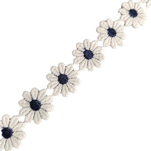 1 Yard Blumenspitzenverkühlungen Nähband 25 Mm Breit Gestickte Applikationen Für Nähprojektkleider Kleidung Verzierung 1 Yard Blumenspitzenverkühlungen Nähband 25 Mm Breit Gestickte Applikationen Für Nähprojektkleider Kleidung Verzierung von NPXUAMTJ