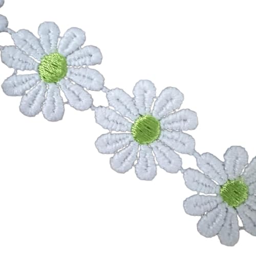 1 Yard Blumenspitzenverkühlungen Nähband 25 Mm Breit Gestickte Applikationen Für Nähprojektkleider Kleidung Verzierung 1 Yard Blumenspitzenverkühlungen Nähband 25 Mm Breit Gestickte Applikationen Für Nähprojektkleider Kleidung Verzierung von NPXUAMTJ