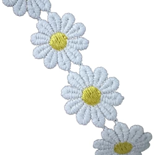 1 Yard Blumenspitzenverkühlungen Nähband 25 Mm Breit Gestickte Applikationen Für Nähprojektkleider Kleidung Verzierung 1 Yard Blumenspitzenverkühlungen Nähband 25 Mm Breit Gestickte Applikationen Für Nähprojektkleider Kleidung Verzierung von NPXUAMTJ