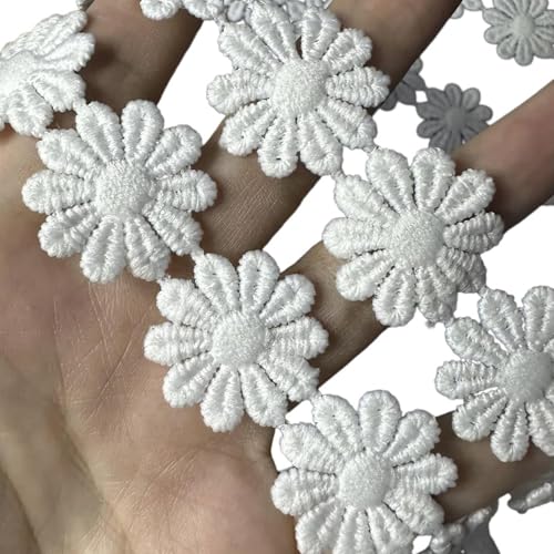1 Yard Blumenspitzenverkühlungen Nähband 25 Mm Breit Gestickte Applikationen Für Nähprojektkleider Kleidung Verzierung 1 Yard Blumenspitzenverkühlungen Nähband 25 Mm Breit Gestickte Applikationen Für Nähprojektkleider Kleidung Verzierung von NPXUAMTJ