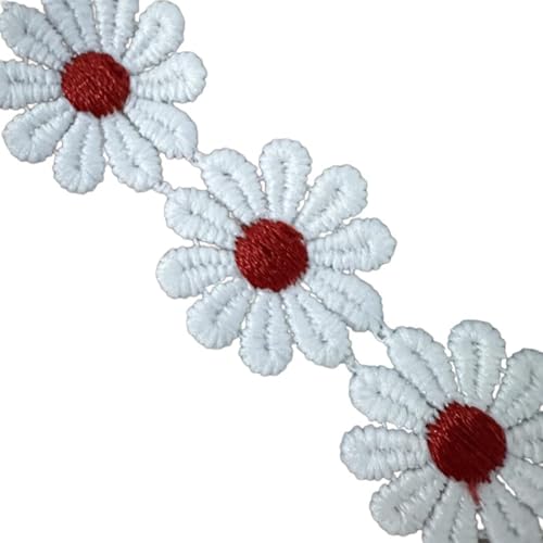 1 Yard Blumenspitzenverkühlungen Nähband 25 Mm Breit Gestickte Applikationen Für Nähprojektkleider Kleidung Verzierung 1 Yard Blumenspitzenverkühlungen Nähband 25 Mm Breit Gestickte Applikationen Für Nähprojektkleider Kleidung Verzierung von NPXUAMTJ