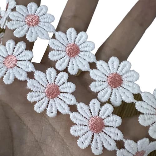 1 Yard Blumenspitzenverkühlungen Nähband 25 Mm Breit Gestickte Applikationen Für Nähprojektkleider Kleidung Verzierung 1 Yard Blumenspitzenverkühlungen Nähband 25 Mm Breit Gestickte Applikationen Für Nähprojektkleider Kleidung Verzierung von NPXUAMTJ