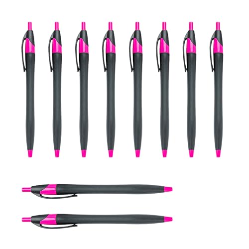 10 Stück glattes Schreiben, Kugelschreiber, 1,0 mm, einziehbarer Kugelschreiber für Schule, Büro 10 Stück glattes Schreiben, Kugelschreiber, 1,0 mm, einziehbarer Kugelschreiber für Schule, Büro von NPXUAMTJ