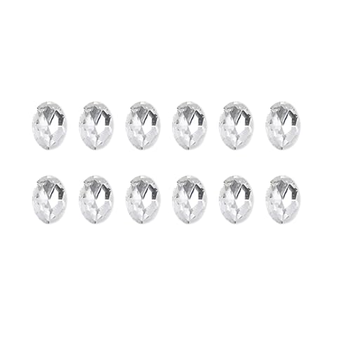 10 x Charms, unregelmäßige Nägel, Kunst-Charms, spitzer Boden, Strasssteine, Herzanhänger, Kristalle, Charms von NPXUAMTJ
