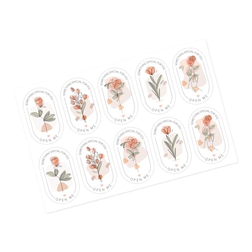 100 Pcs Blütenversiegelungsaufkleber Für Hochzeitsbabys Rechteckige Verpackungsetikett Die Verpackung Des Verpackungsverpackungsaufklebers Versiegelung 100 Pcs Blütenversiegelungsaufkleber Für Hochzeitsbabys Rechteckige Verpackungsetikett Die Verpackung Des Verpackungsverpackungsaufklebers Versiegelung von NPXUAMTJ
