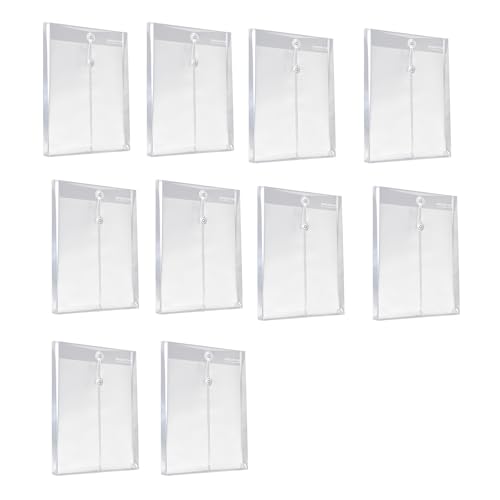 10pcs Datei Brieftaschenbrieftebriefgrößen Ordner Dokument Organisatoren String Schließe Klare Wasserfeste Dateibeutel Für Office Dokumentordner 10pcs Datei Brieftaschenbrieftebriefgrößen Ordner Dokument Organisatoren String Schließe Klare Wasserfeste Dateibeutel Für Office Dokumentordner von NPXUAMTJ