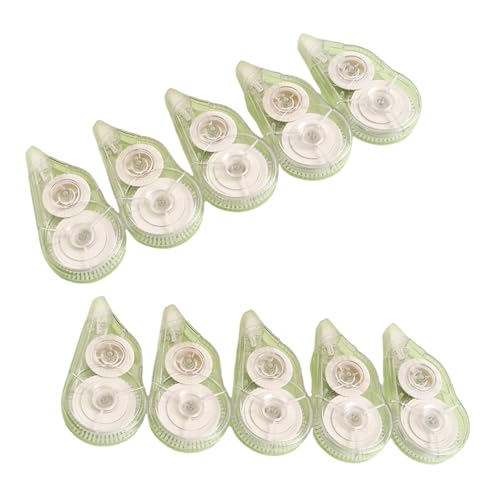 10pcs Korrekturbandrolle 8mx5mm White Out Tape Schnelltrocknen Korrekturband Gesamt 80 M Zum Schreiben Von Journaling Notieren 10pcs Korrekturbandrolle 8mx5mm White Out Tape Schnelltrocknen Korrekturband Gesamt 80 M Zum Schreiben Von Journaling Notieren von NPXUAMTJ