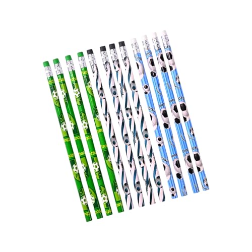 12 PCs Holzstifte Fußballmotiven Zeichnungsstifte Mit Radiergummi Für Reibungsloses Schreiben Zeichnen Schreiben Mit Radiergummiholz für Die Schule 12 PCs Holzstifte Fußballmotiven Zeichnungsstifte Mit Radiergummi Für Reibungsloses Schreiben Zeichnen Schreiben Mit Radiergummiholz für Die Schule von NPXUAMTJ