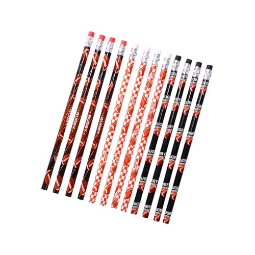12 PCs Holzstifte Fußballmotiven Zeichnungsstifte Mit Radiergummi Für Reibungsloses Schreiben Zeichnen Schreiben Mit Radiergummiholz für Die Schule 12 PCs Holzstifte Fußballmotiven Zeichnungsstifte Mit Radiergummi Für Reibungsloses Schreiben Zeichnen Schreiben Mit Radiergummiholz für Die Schule von NPXUAMTJ