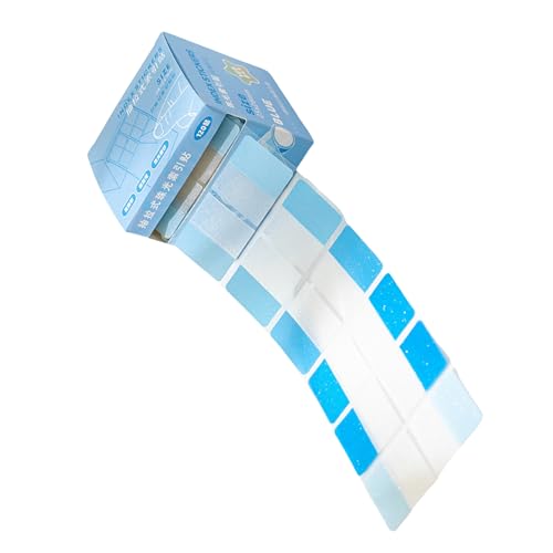 120 Stück transparente farbige Seitenetiketten, selbstklebend, PET-Etiketten, beschreibbare Seitenmarker, Haftnotizen für Bücher, Dateien, Dokumente, Notizen von NPXUAMTJ