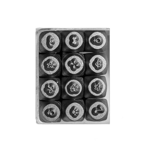 12pcs Vielseitige Juwelys Muster Making Werkzeug Set Metallmeißel Zum Handwerk Und Schnitzerei Mit Geschnitztem Schmuckwerkzeug von NPXUAMTJ