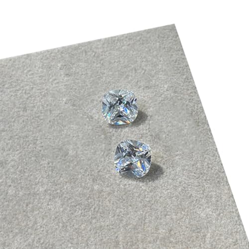 2 x quadratische Kristall-Strasssteine, rechteckig, klare Nägel, Kunst-Charms, Nägel, Kunst-Dekorationen von NPXUAMTJ