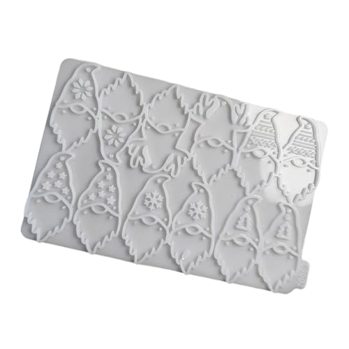2. Silikonohrringformen Weihnachts Elfen Form Schmuckzubehör Anhänger & Schlüsselbund Crafting Formen Silikonschmuck Weihnachtsfest Weihnachten von NPXUAMTJ