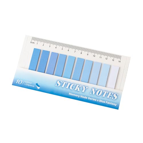200pcs Farbenfrohe Selbstklebende Etikett Beschreibbarer Aufkleber Lesen Notizen Lesezeichen Label Aufkleber Für Seitenmarkierung Creative Journal Dekoration von NPXUAMTJ