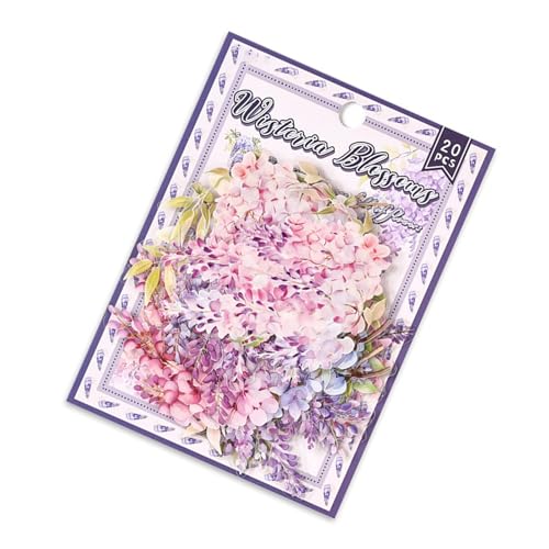 20pcs Blumenblatt Aufkleber Wasserbeständiges Ästhetik Für Wasserflaschen Laptop Auto Scrapbooking Journal Foto Album Adhäsive Journal 20pcs Blumenblatt Aufkleber Wasserbeständiges Ästhetik Für Wasserflaschen Laptop Auto Scrapbooking Journal Foto Album Adhäsive Journal von NPXUAMTJ