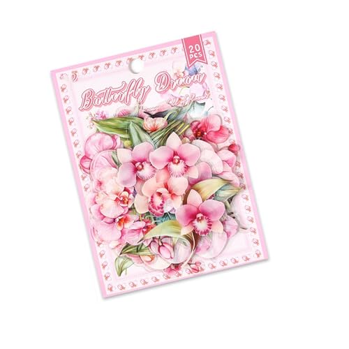 20pcs Blumenblatt Aufkleber Wasserbeständiges Ästhetik Für Wasserflaschen Laptop Auto Scrapbooking Journal Foto Album Adhäsive Journal 20pcs Blumenblatt Aufkleber Wasserbeständiges Ästhetik Für Wasserflaschen Laptop Auto Scrapbooking Journal Foto Album Adhäsive Journal von NPXUAMTJ