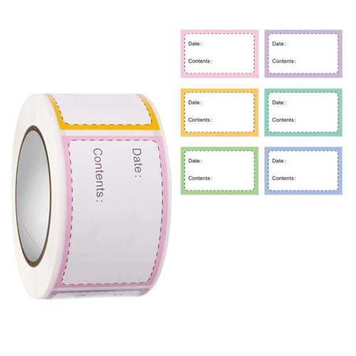 250pcs Food Date Labels 50x30mm Haftetikett Label Aufkleber Abnehmbarer Gefrierlabels Für Küchenberater Restaurant Bistros Starker Klebstoff Büroaufkleber 250pcs Food Date Labels 50x30mm Haftetikett Label Aufkleber Abnehmbarer Gefrierlabels Für Küchenberater Restaurant Bistros Starker Klebstoff Büroaufkleber von NPXUAMTJ