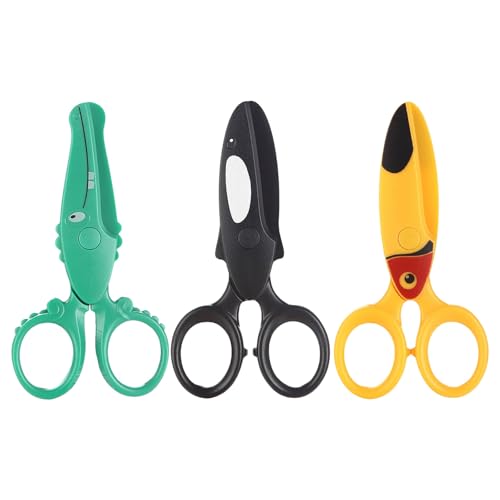 3 PCs Sicherheitsschere Schöne Papageienschere Cartoon Tierausbildung Schere Handwerk Oder Studenten Und Familien 3 PCs Sicherheitsschere Schöne Papageienschere Cartoon Tierausbildung Schere Handwerk Oder Studenten Und Familien von NPXUAMTJ