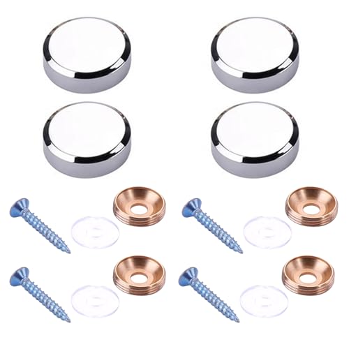 4 Stück Werbetafel-Dekoration, Nägel, Glasbefestigungen, Befestigungsnägel, Werbenägel, Glas, dekorative Schrauben, Befestigungen von NPXUAMTJ