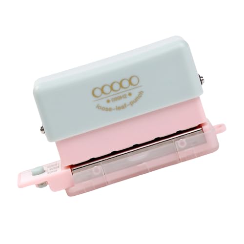 5 Hole Paper Puncher Plastikstanzmaschine Tragbarer Papierstempel Manueller Puncher Office School Supplies Für Schüler 5 Hole Paper Puncher Plastikstanzmaschine Tragbarer Papierstempel Manueller Puncher Office School Supplies Für Schüler von NPXUAMTJ