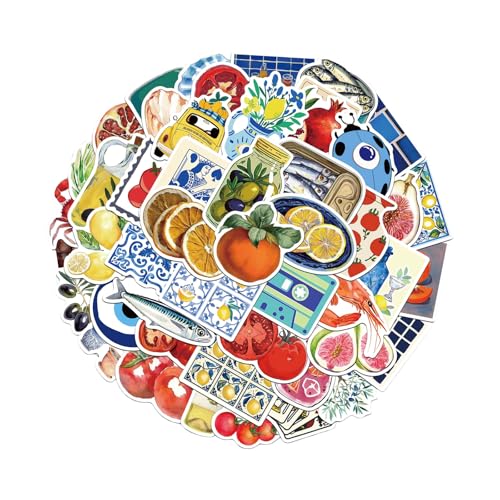 50 Blätter Ästhetischer Aufkleber Scrapbooking Aufkleber Stationery Decal Aufkleber Mediterraner Tomatenaufkleber Für Telefonlaptop 50 Blätter Ästhetischer Aufkleber Scrapbooking Aufkleber Stationery Decal Aufkleber Mediterraner Tomatenaufkleber Für Telefonlaptop von NPXUAMTJ