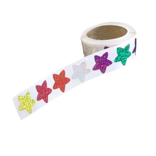 500Counts Buntes Sternaufkleber Glitzernder Herzaufkleber Aufkleber Aufkleber Für Scrapbooking Packaging Kid Lohn Aufkleber Kunsthandwerksaufkleber von NPXUAMTJ