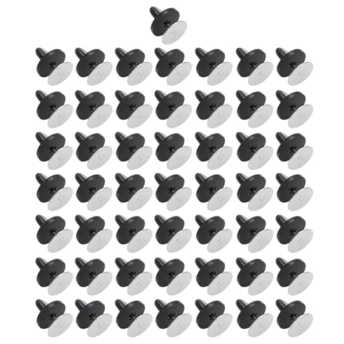 50pcs Butterfly Cap Knöpfe Gummiverschlüsse Für Schmuck Die Handwerkszubehör Machen Schwarze Klare Farbe Gummi Runde Verschluss 50pcs Butterfly Cap Knöpfe Gummiverschlüsse Für Schmuck Die Handwerkszubehör Machen Schwarze Klare Farbe Gummi Runde Verschluss von NPXUAMTJ