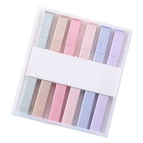 6 PCs Ästhetischer Highlighter Stift Highlighter Marker Bibel Fluoreszierende Stift Bibella Schulmaterialien von NPXUAMTJ