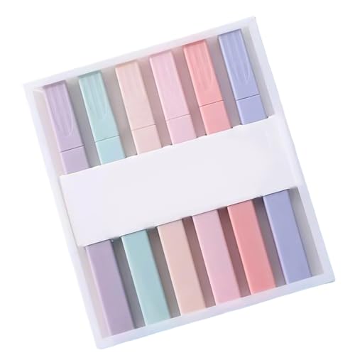 6 PCs Ästhetischer Highlighter Stift Highlighter Marker Bibel Fluoreszierende Stift Bibella Schulmaterialien von NPXUAMTJ